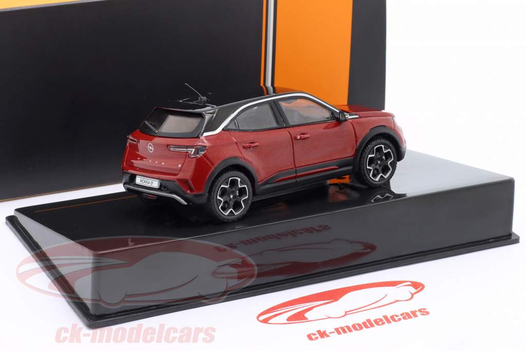 Opel Mokka-e 建設年 2020 暗赤色 メタリックな 1:43 Ixo