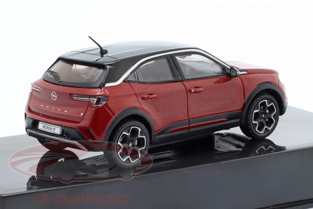 Opel Mokka-e 建設年 2020 暗赤色 メタリックな 1:43 Ixo