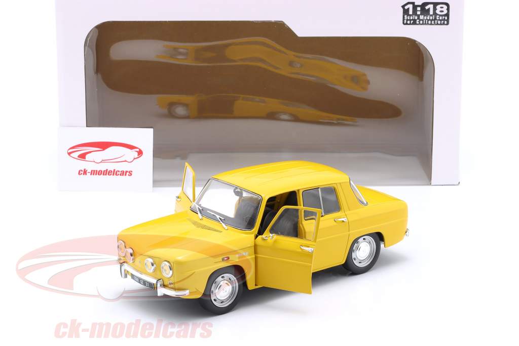 Renault 8S Année de construction 1968 jaune 1:18 Solido