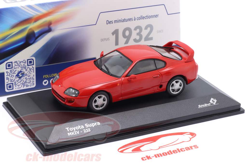 Toyota Supra MK4 year 2001 red 1:43 Solido