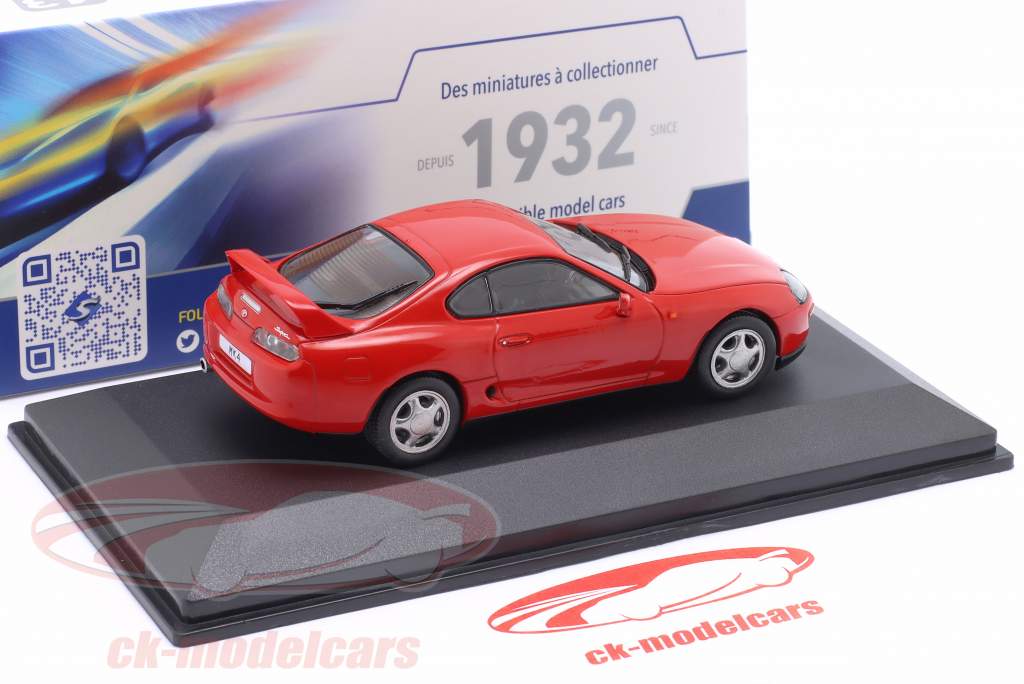 Toyota Supra MK4 year 2001 red 1:43 Solido