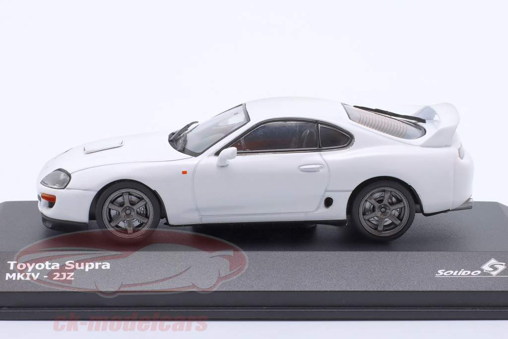 Toyota Supra MK4 year 2001 white 1:43 Solido