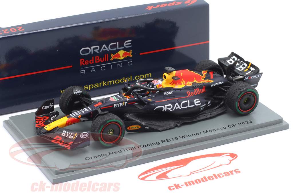Max Verstappen Red Bull RB19 #1 vinder Monaco GP formel 1 Verdensmester 2023 1:43 Spark
