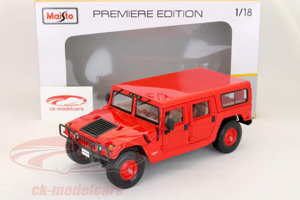 ロブスター4ドア赤/赤モデルMaisto午前1時18分