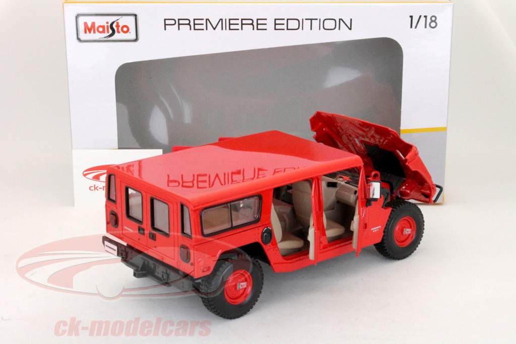 ロブスター4ドア赤/赤モデルMaisto午前1時18分