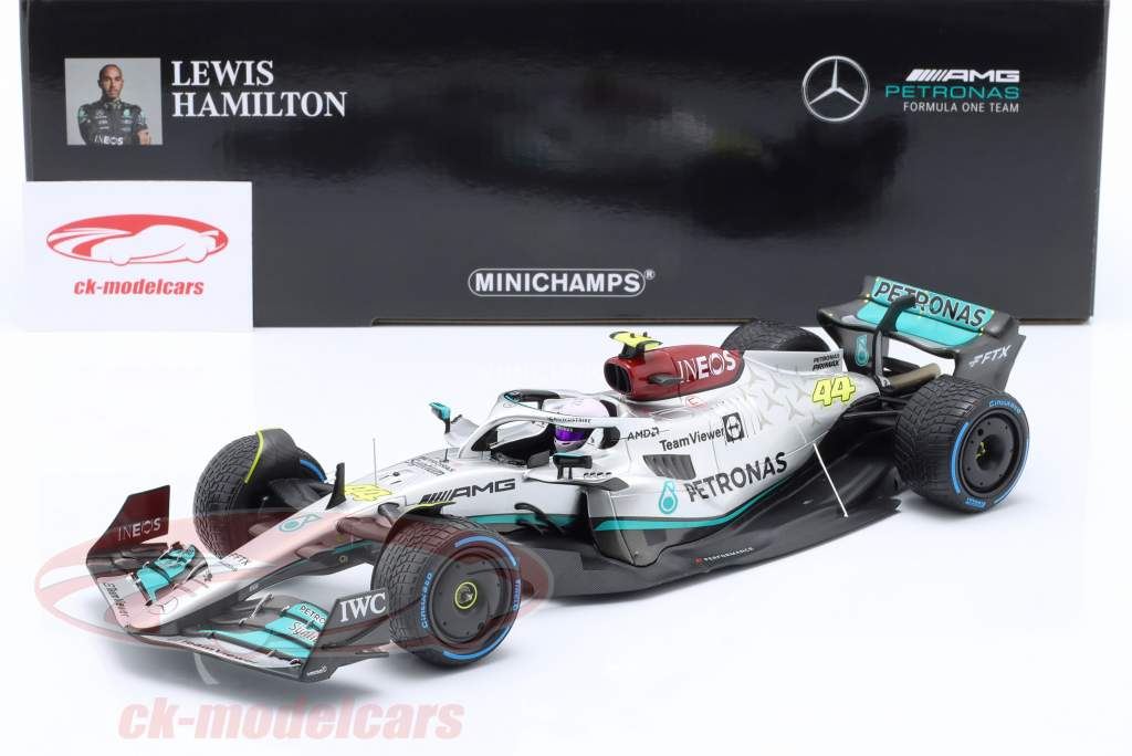 L. Hamilton Mercedes-AMG F1 W13 #44 8th Monaco GP Formula 1 2022 1:18 Minichamps