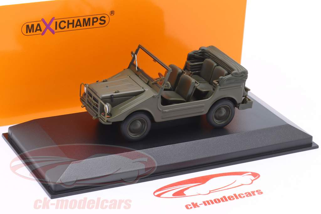 DKW Munga year 1955 satin green 1:43 Minichamps