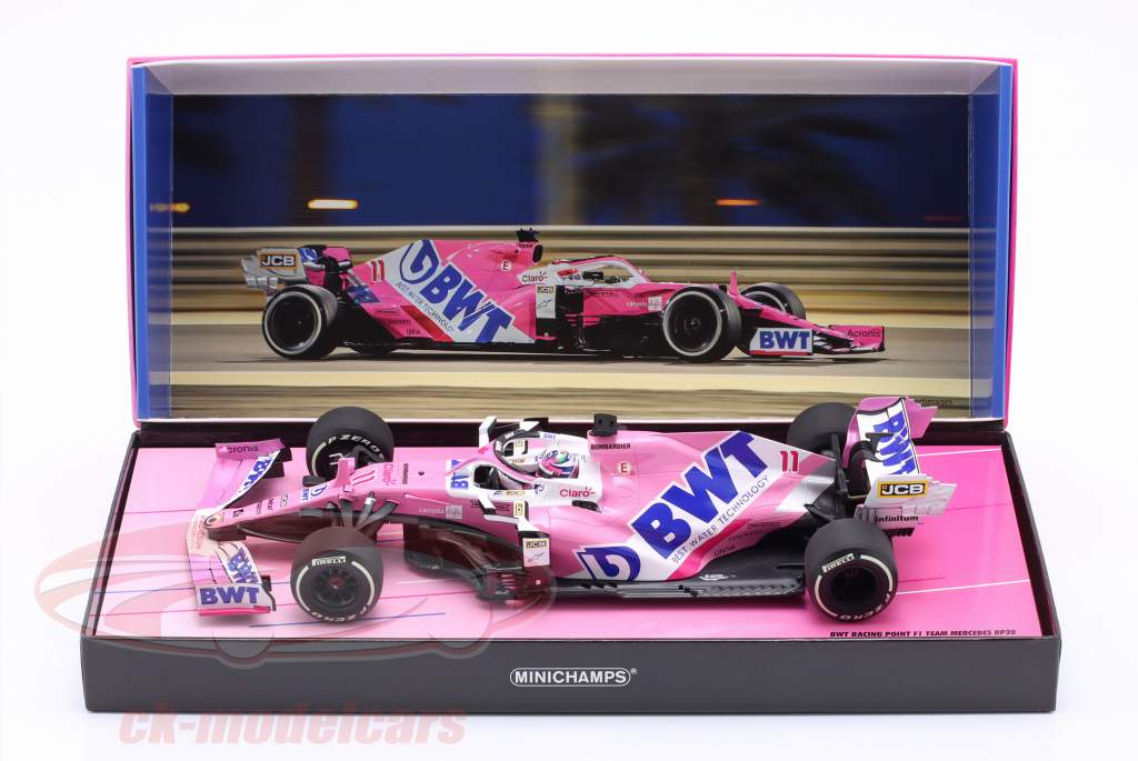S. Perez Racing Point RP20 #11 ganhador Sakhir GP Fórmula 1 2020 1:18 Minichamps