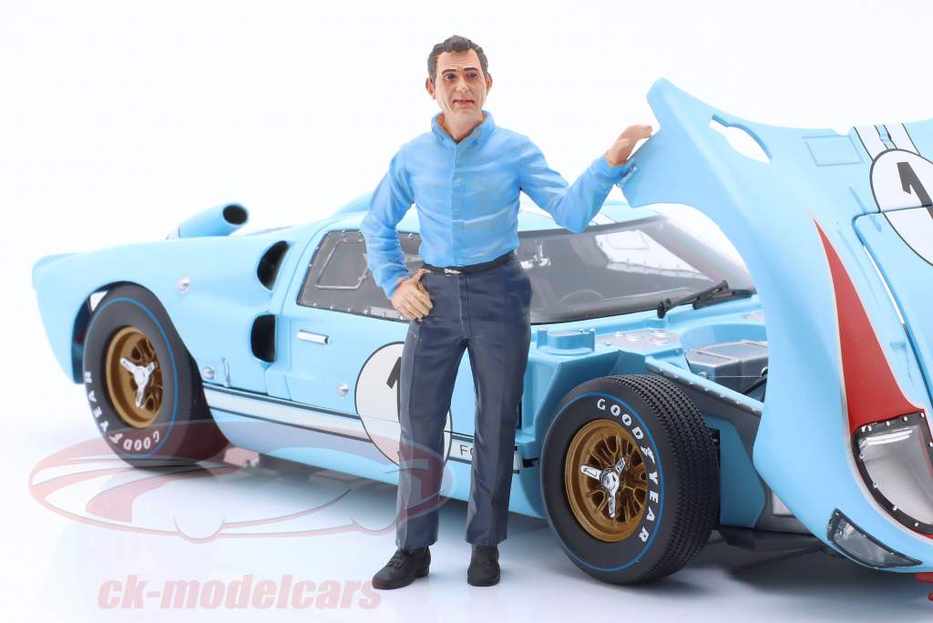 Carroll Shelby 1966 figure 1:18 LeMansMiniatures