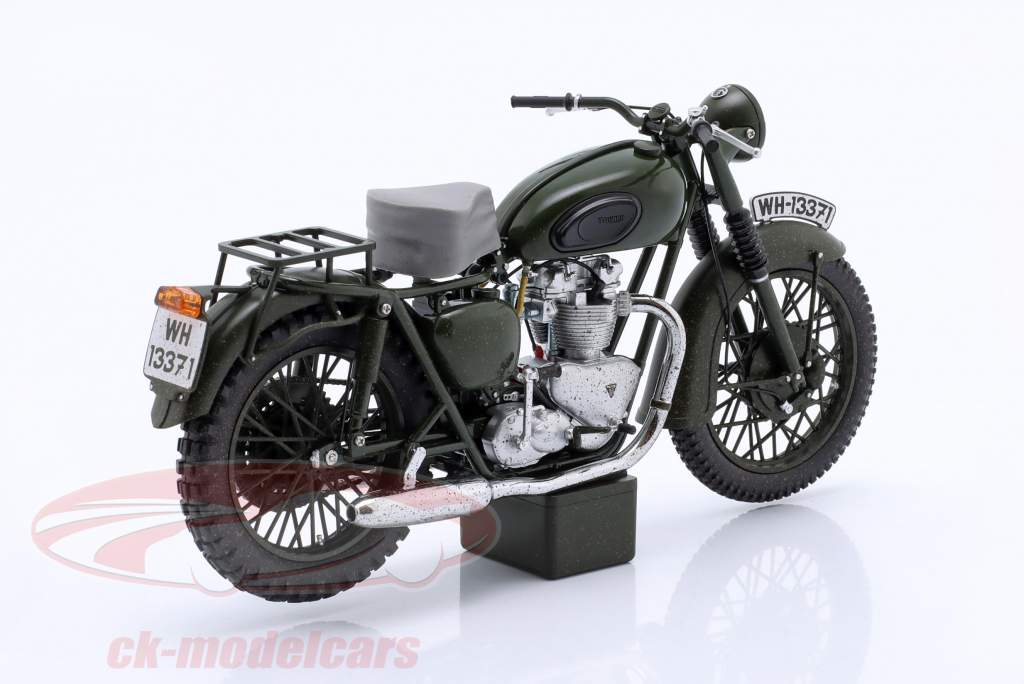 Triumph TR6 year 1962 Movie The Great Escape Steve McQueen 1:12 Corgi