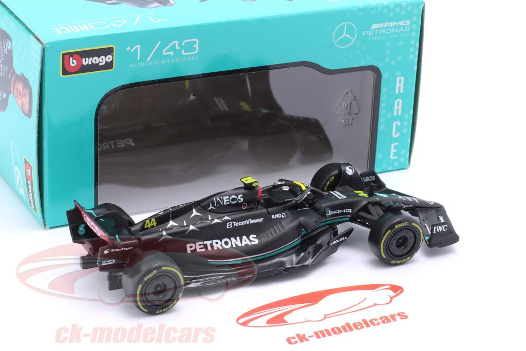 Lewis Hamilton Mercedes AMG F1 W14 #44 formule 1 2023 1:43 Bburago