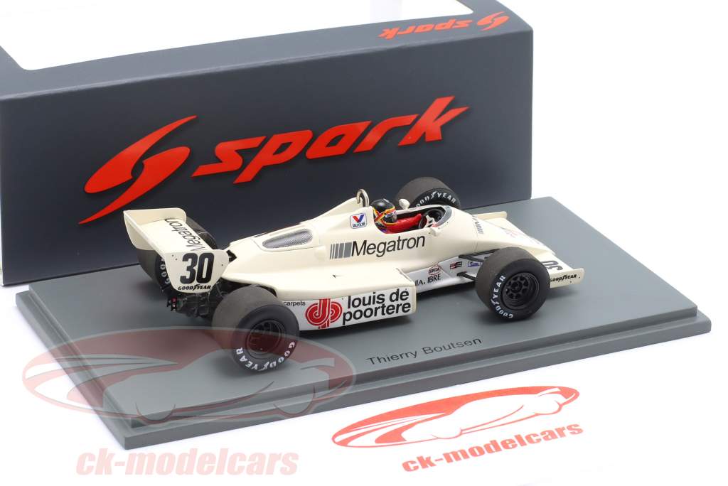 Spark 1:43 Thierry Boutsen Arrows A6 #30 Detroit GP Formula