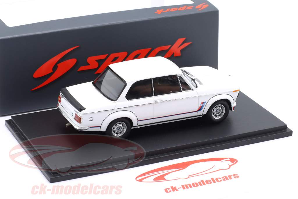 BMW 2002 Turbo Année de construction 1973 blanc 1:43 Spark