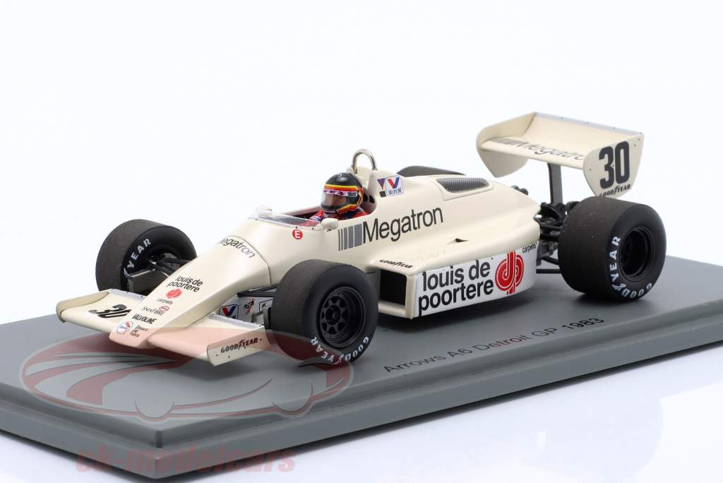 スパーク1/43 アロウズA6 T.ブーツェン1983ベルギー　F1デビュー戦 レビュー高評価の商品！ スパーク1/43 アロウズA6 F1デビュー戦