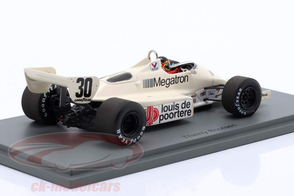 Spark 1:43 Thierry Boutsen Arrows A6 #30 Detroit GP Formula