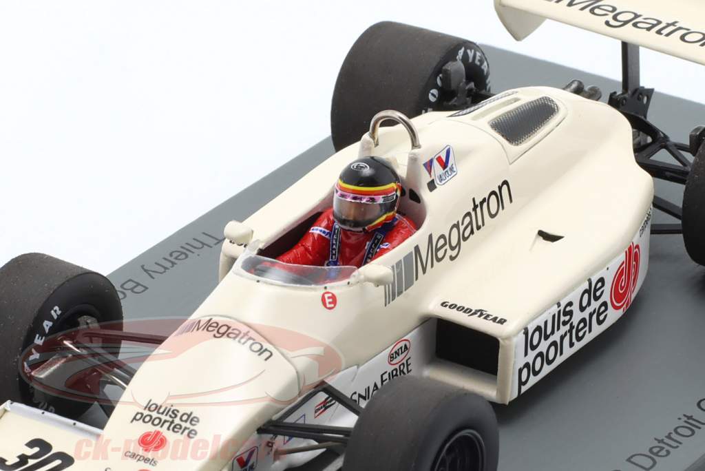 スパーク1/43 アロウズA6 T.ブーツェン1983ベルギー　F1デビュー戦 スパーク 1/43 アロウズ A6 No.30 1983 F1 ドイツGP T.Boutsen