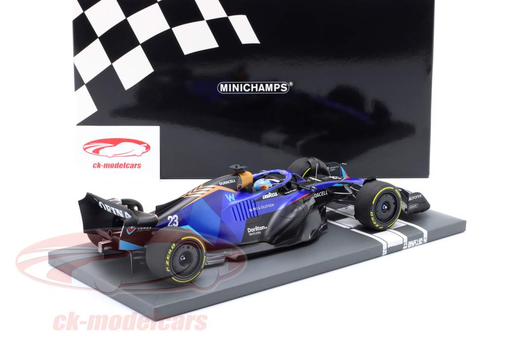 PMA 1/18 ウィリアムズ F1 FW44 アルボン 2022 マイアミGP Minichamps 1:18 Alexander Albon Williams FW44 #23 Miami GP