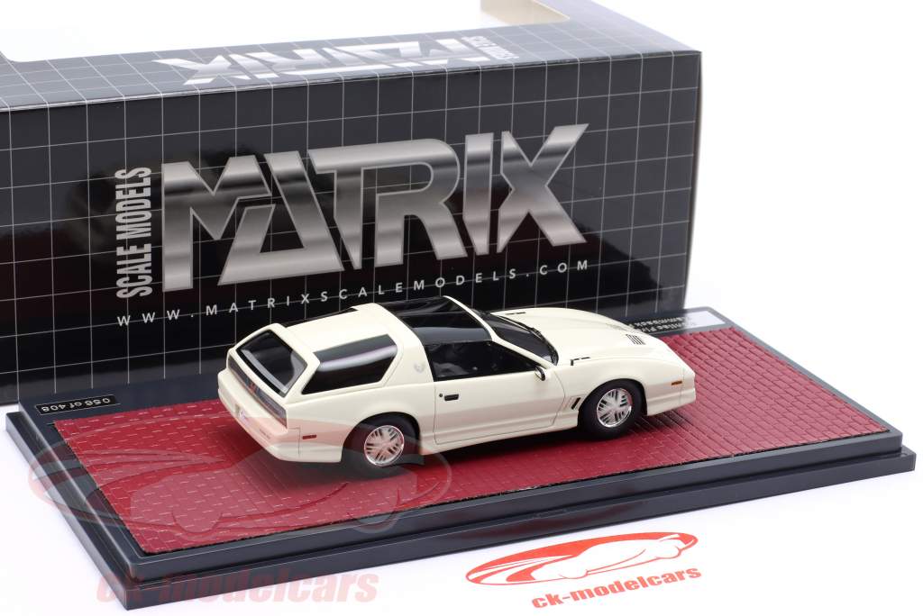 Pontiac Firebird Trans Am Kammback Prototype 1985 blanco 1:43 Matrix