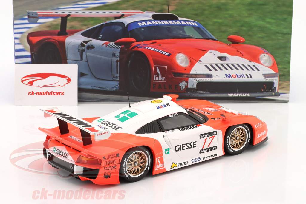 Porsche 911 GT1 #17 FIA GT Championship 1997 Collard, Baldi 1:18 WERK83