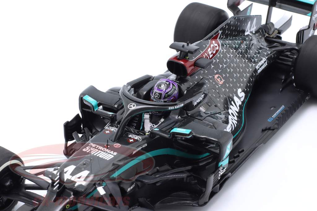L. Hamilton Mercedes-AMG F1 W11 #44 Winner British GP Formel 1 Weltmeister 2020 1:18 Minichamps