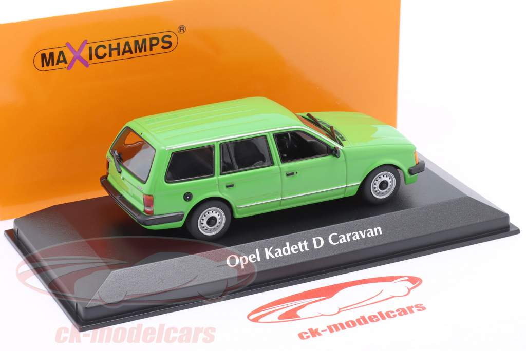 Opel Kadett D Caravan year 1979 green 1:43 Minichamps