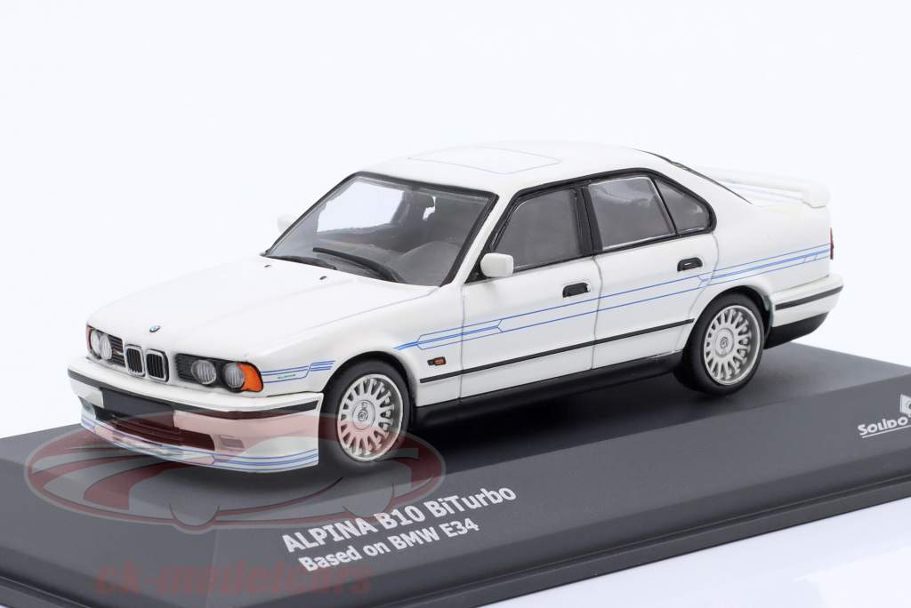 Alpina B10 BiTurbo (BMW E34) Baujahr 1994 weiß 1:43 Solido