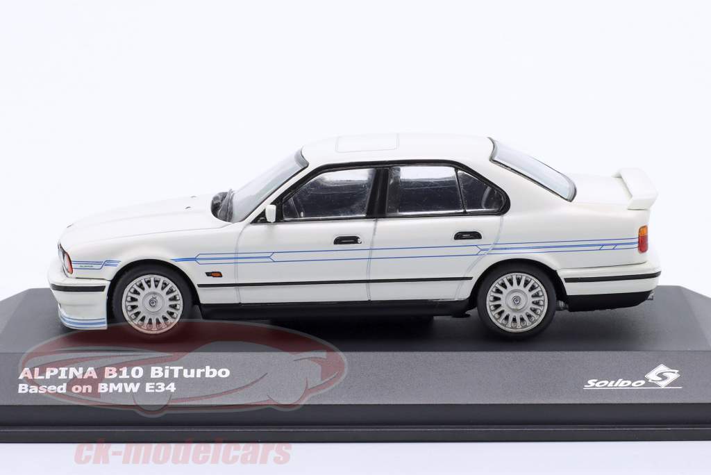 Alpina B10 BiTurbo (BMW E34) Baujahr 1994 weiß 1:43 Solido