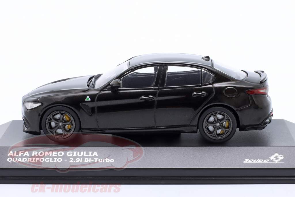 Solido 1:43 Alfa Romeo Giulia Quadrifoglio year 2019 black