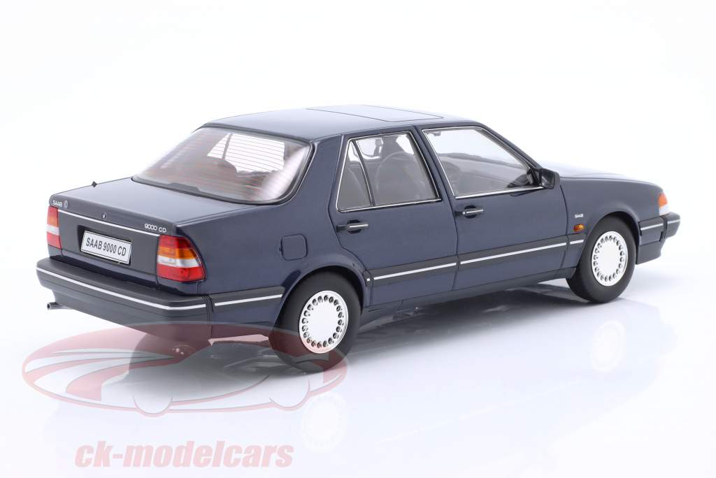 Saab 9000 CD Turbo Année de construction 1990 bleu foncé 1:18 Triple9
