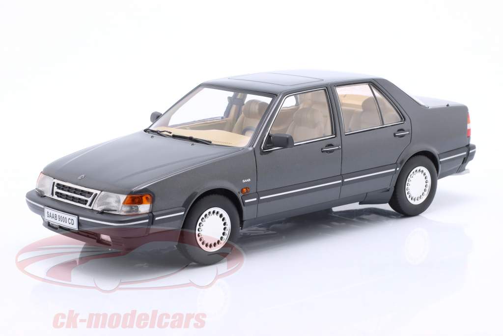 Saab 9000 CD Turbo Année de construction 1990 Gris métallique 1:18 Triple9