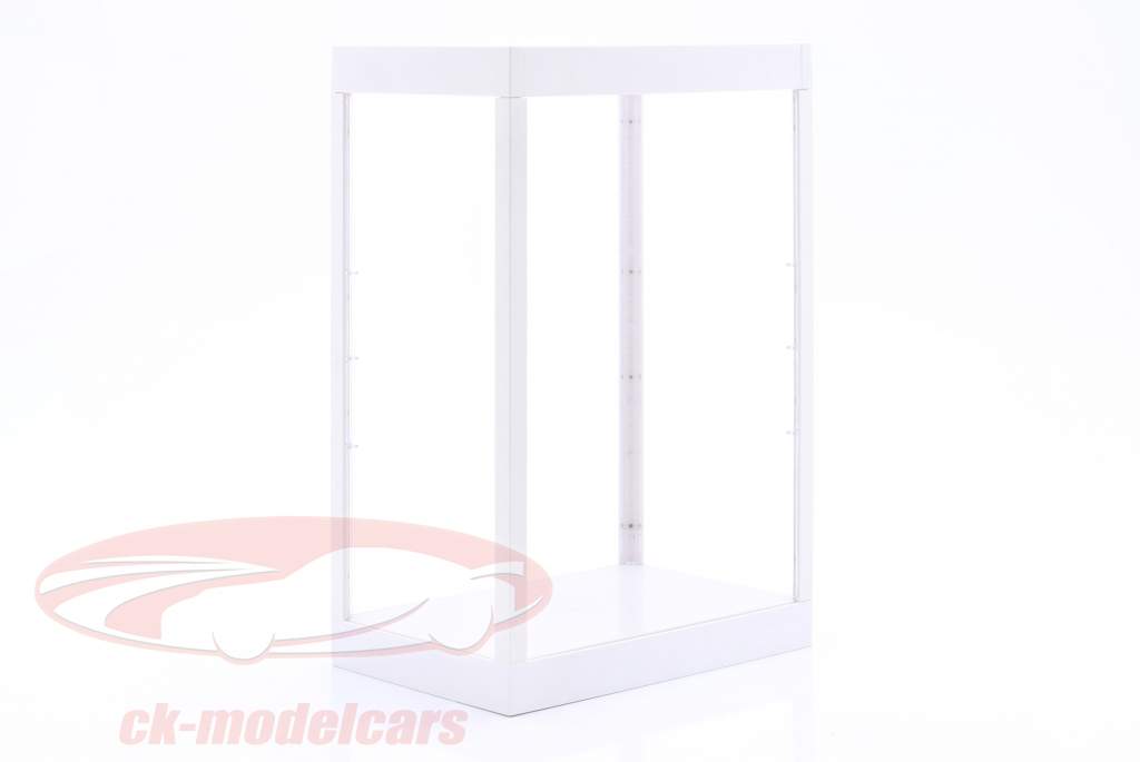 Enkele vitrine met LED verlichting voor karakters schaal 1:6 wit Triple9