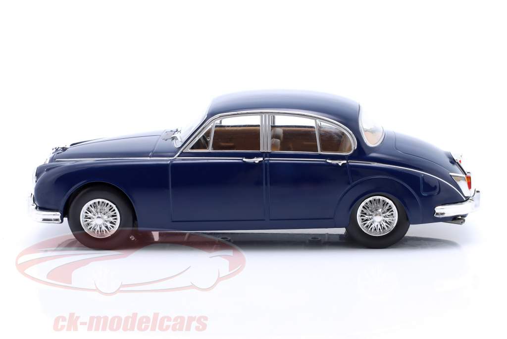 Jaguar MK2 Année de construction 1960 bleu foncé 1:24 WhiteBox