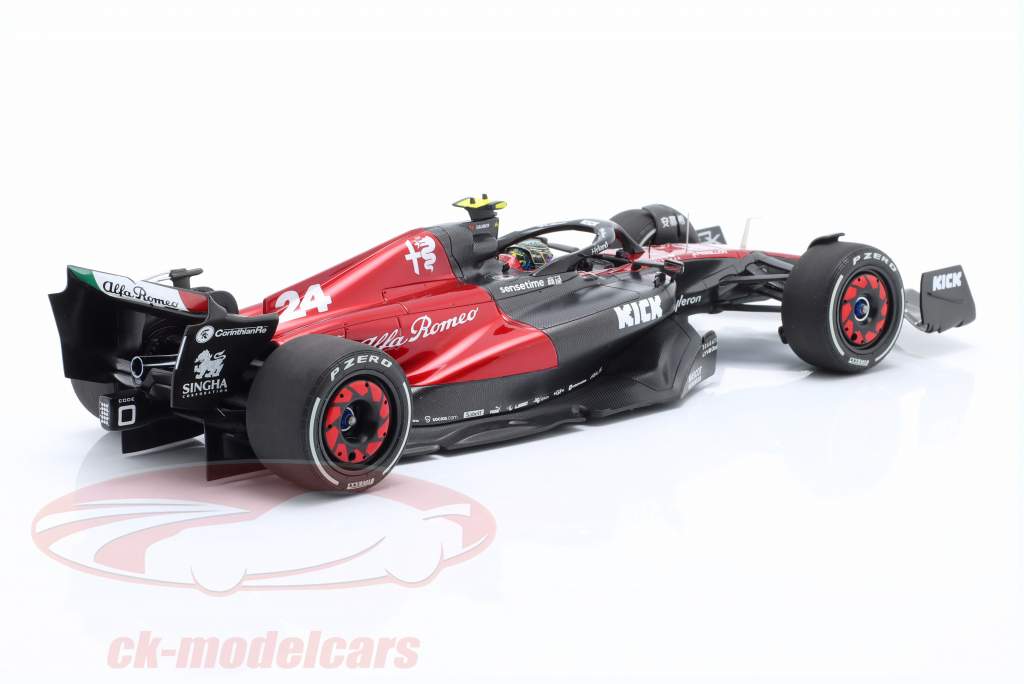 ミニチャンプス アルファ ロメオ C43 #77 2023 1/18 ミニチャンプス 1/18 アルファロメオ F1チーム ステーク C43