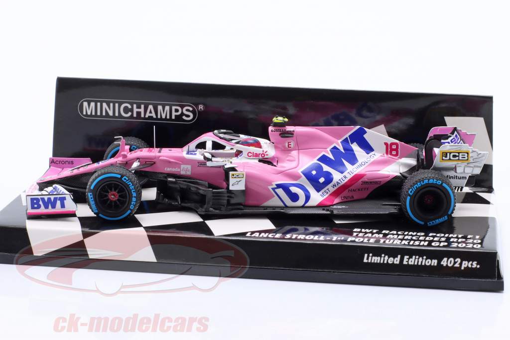 Lance Stroll Racing Point RP20 #18 Turkish GP formula 1 2020 1:43 Minichamps