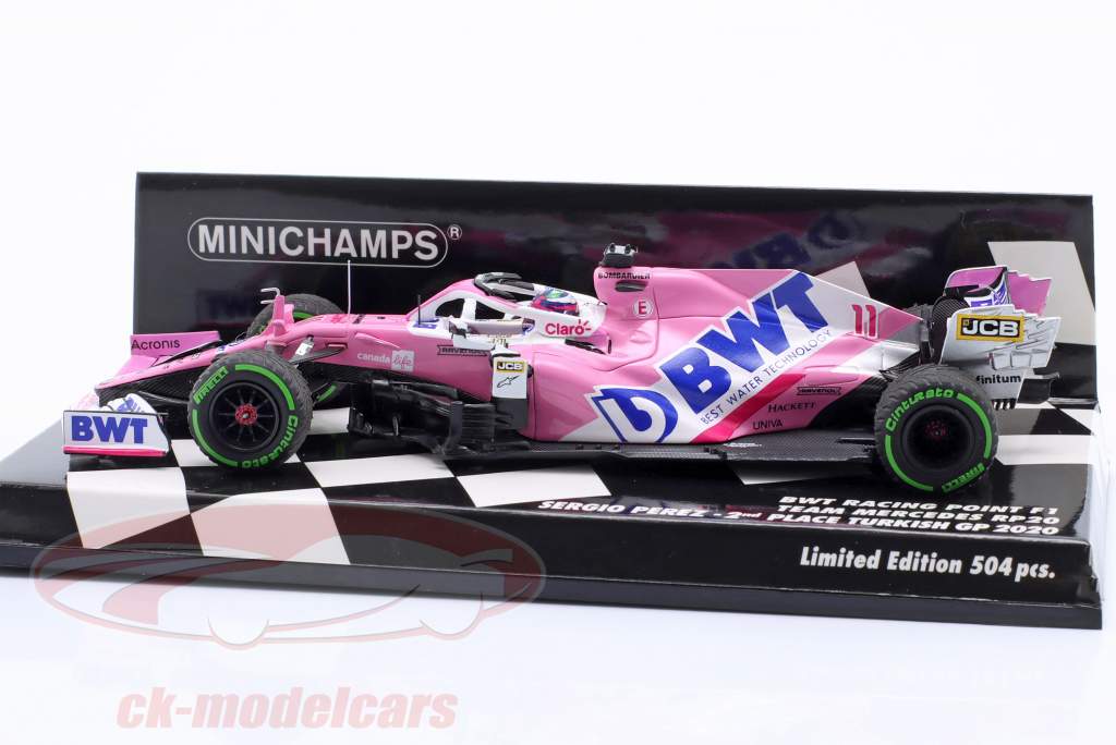 ミニカー MINICHAMPS BWT RACING POINT RP20 2020 Minichamps 1:43 N. Hülkenberg Racing Point RP20 #27 70th
