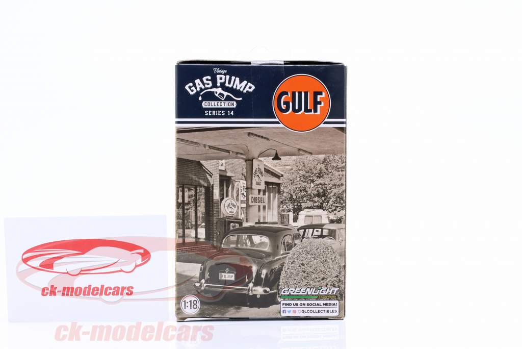 Wayne 100-A pompe à essence "Gulf" 1948 vert version 1:18 Greenlight