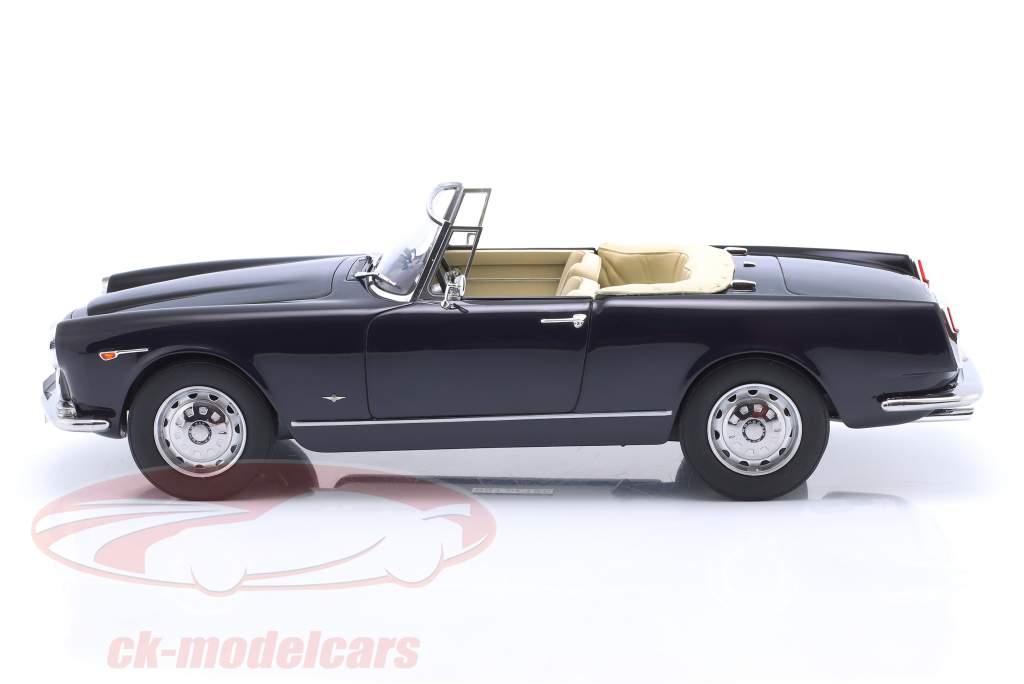 Alfa Romeo 2600 Spider Touring Byggeår 1961 mørkeblå 1:18 Cult Scale