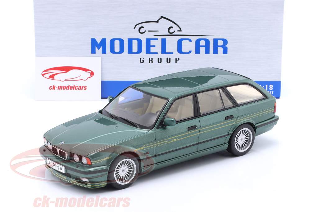 BMW Alpina B10 4.6 Touring (E34) 1991 深绿色 金属 1:18 ModelCar Group