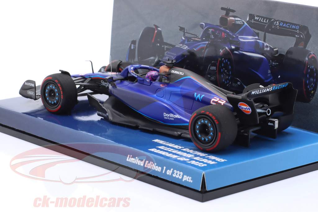 Alexander Albon Williams FW45 #23 Bahrain GP formel 1 2023 1:43 Minichamps