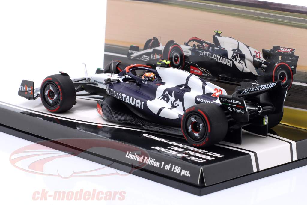Minichamps 1:43 Yuki Tsunoda Alpha Tauri AT04 #22 British GP