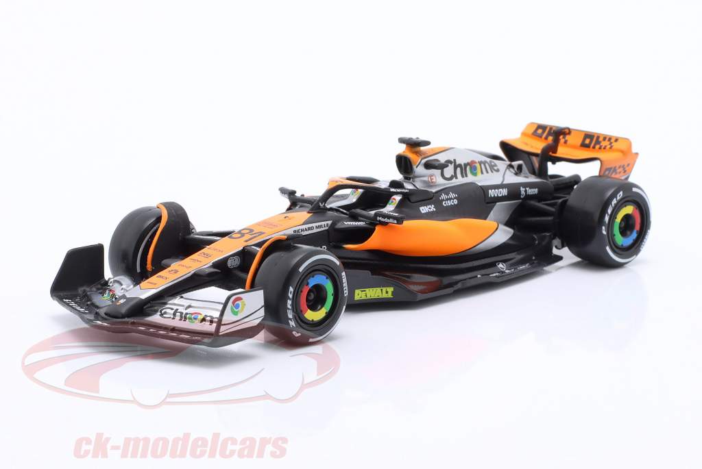 Oscar Piastri McLaren MCL60 #81 British GP Formula 1 2023 1:43 Bburago