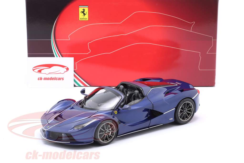Ferrari LaFerrari Aperta Год постройки 2016 Tour de France синий 1:18 BBR