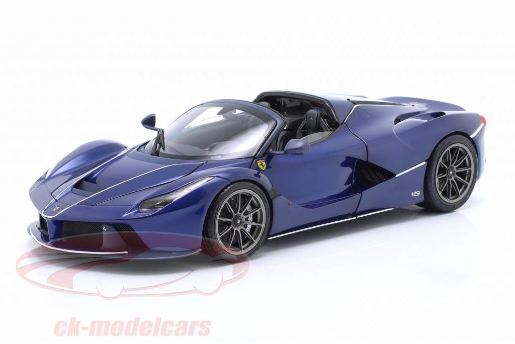 Ferrari LaFerrari Aperta Год постройки 2016 Tour de France синий 1:18 BBR