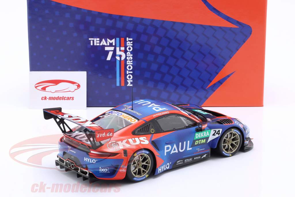 Porsche 911 GT3 R #24 winner Norisring DTM 2022 KÜS Team75 Preining 1:18 Minichamps
