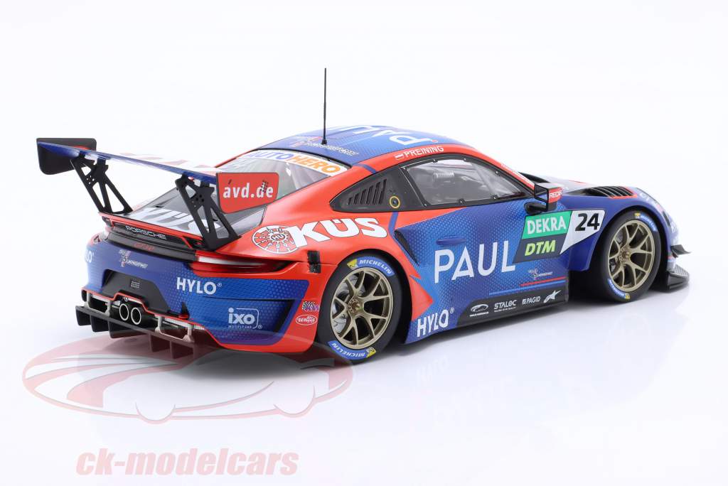 Porsche 911 GT3 R #24 winner Norisring DTM 2022 KÜS Team75 Preining 1:18 Minichamps