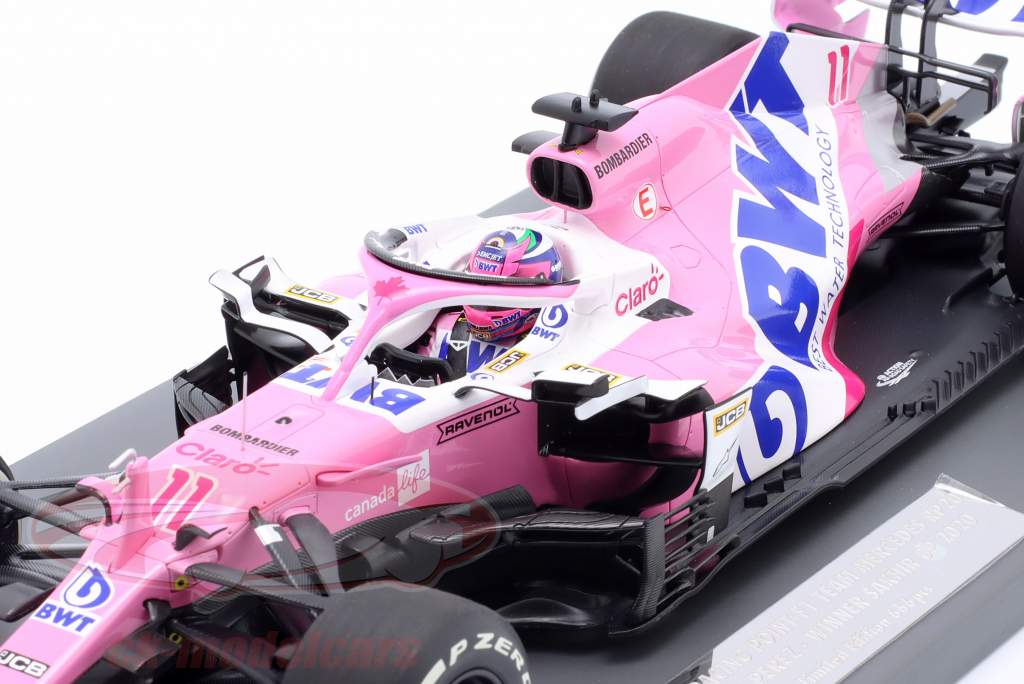 S. Perez Racing Point RP20 #11 Winner Sakhir GP formula 1 2020 1:18 Minichamps