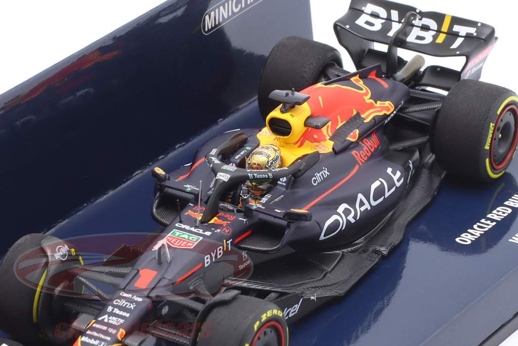 Max Verstappen Red Bull RB18 #1 Winner Mexican GP Formula 1 World Champion 2022 1:43 Minichamps