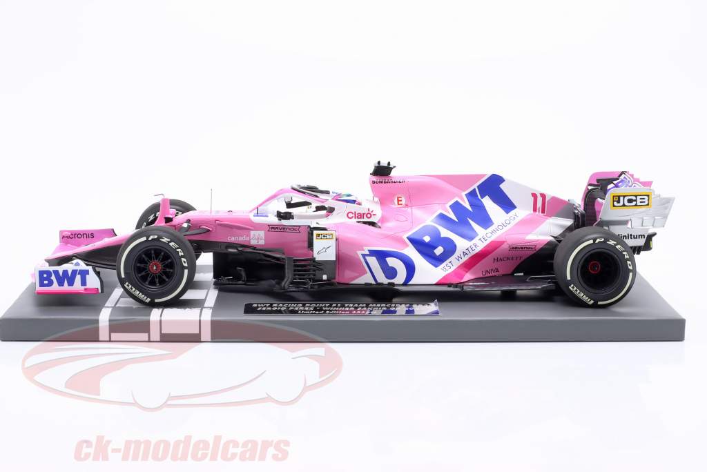 S. Perez Racing Point RP20 #11 Winner Sakhir GP formula 1 2020 1:18 Minichamps