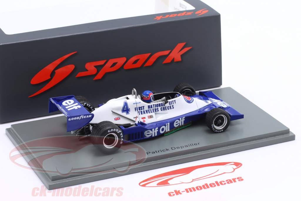 Patrick Depailler Tyrrell 008 #4 2do austriaco GP fórmula 1 1978 1:43 Spark