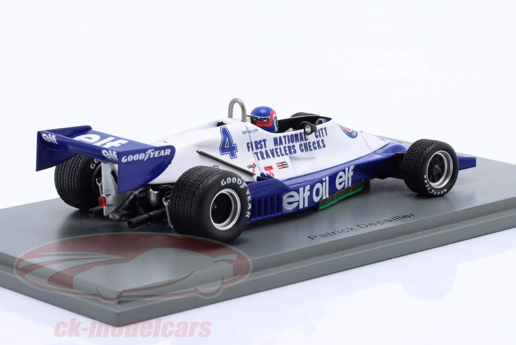 Patrick Depailler Tyrrell 008 #4 2nd Austrian GP Formula 1 1978 1:43 Spark